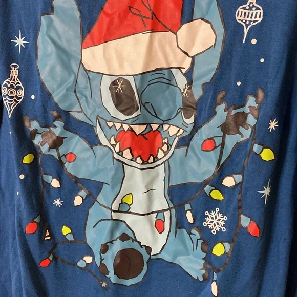 Disney Lilo & Stitch Christmas Tee - Picture 2 of 3